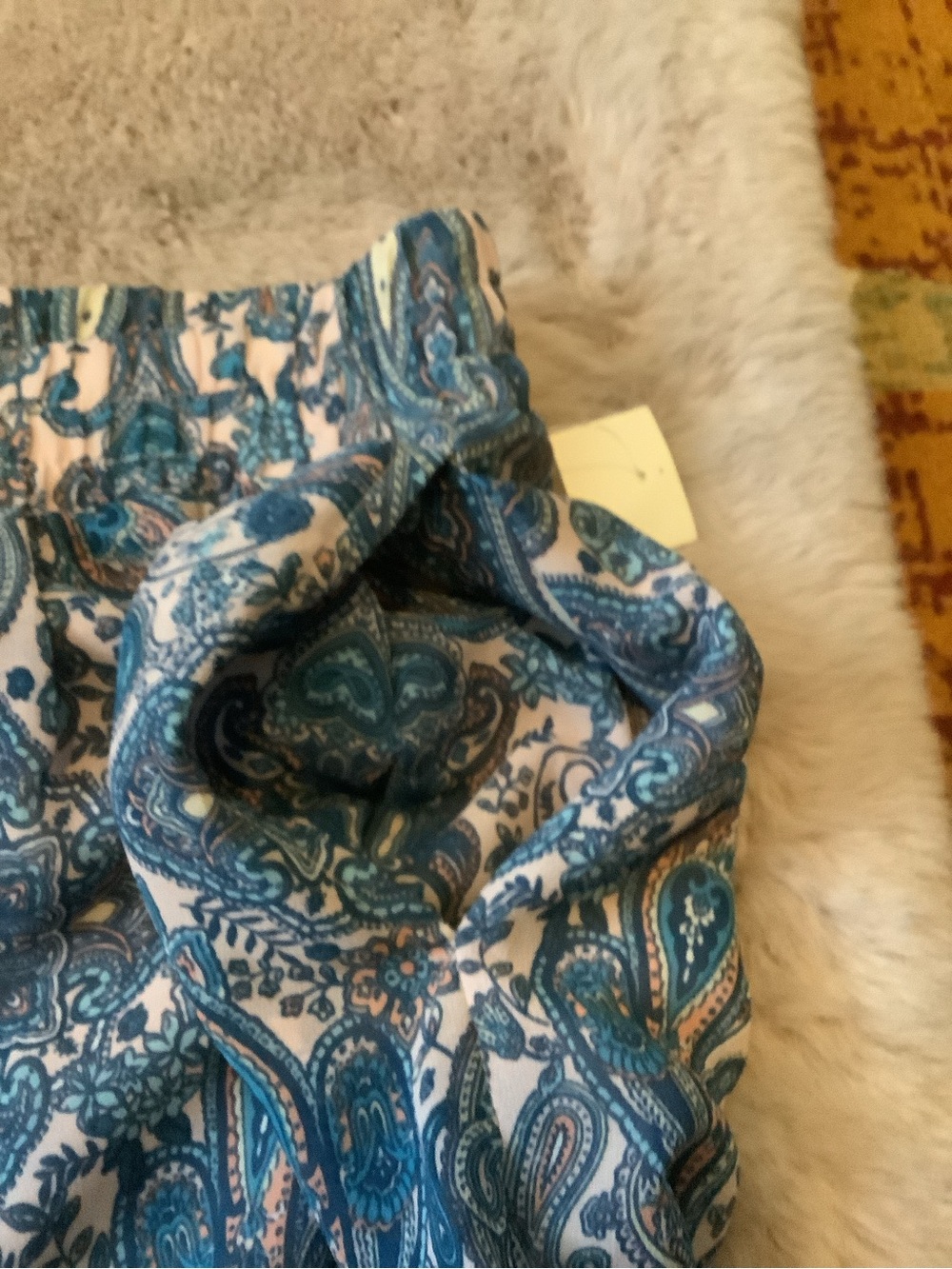 LOWEST🌺 EST.1946 BOHO PAISLEY LINED w/POCKETS WIDE LEG PANTS - Picture 5 of 12